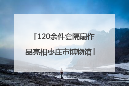 120余件套隔扇作品亮相枣庄市博物馆