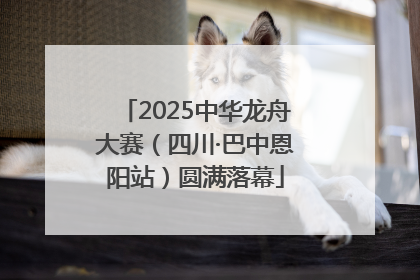 2025中华龙舟大赛（四川·巴中恩阳站）圆满落幕