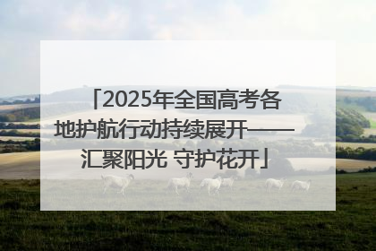 2025年全国高考各地护航行动持续展开——汇聚阳光 守护花开